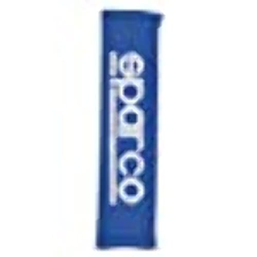 Protège ceinture Sparco GT bleu avec logo brodé pour voiture | Lot de 2