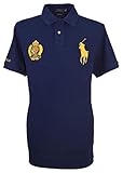 Passgenau, leicht zu pflegen Ralph Lauren Big Pony Poloshirt für Herren, Marineblau Gr. XL, navy