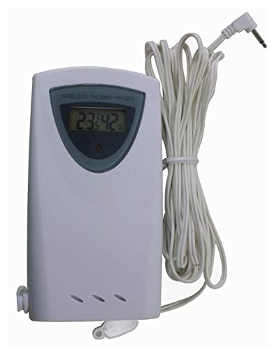 Preisvergleich Produktbild TFA Dostmann 30.3177 Temperatur-Transmitter Sender-Temperature (LCD) weiß