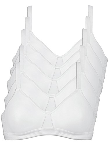 Preisvergleich Produktbild Naturana 5er Sparpack Sport-BH 5021 = 85-B in Weiss
