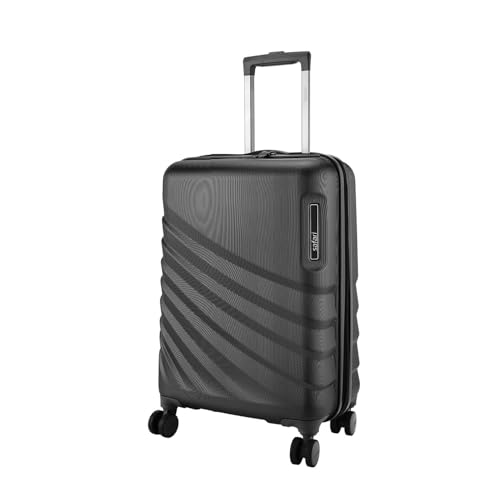 Image of Safari Select Polaris PRO 56 Cms Cabin Trolley Bag Hard Case Polycarbonate 8 Wheels with 360 Degree Rotation, Recessed TSA Lock, Anti-Theft Zipper, Trolley Bags for Travel, Suitcase for Travel, Black