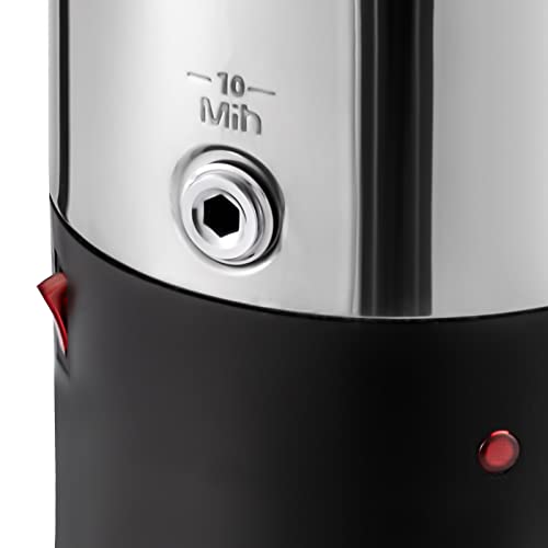 Cafetera eléctrica automática de acero inoxidable con 30 tazas 5.2 L miniatura 5
