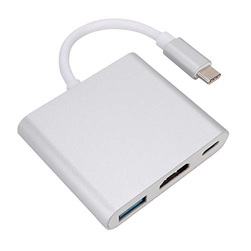 Adaptador USB C con vídeo 4K y transferencia USB 3.1 para doble monitor