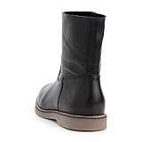 Travelin' Damen Pleubian Lady Boot ankle Citytrip Leder stiefeletten elegant - Schwarz 43