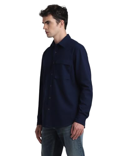 Image of Jack & Jones Men's Cotton Solid Regular Fit Shirt