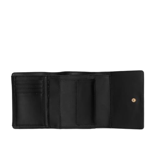 Image of Guess Women's Black Textured Wallet| Ladies Purse Handbags | Gift For Ladies