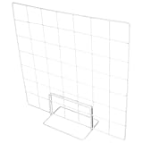 SOLUSTRE Gitterpaneel Für Desktop-präsentationen Aus Eisen Gefertigt Mit Gitterstruktur Für Übersichtliche Anordnung Von Kunsthandwerksprodukten Und Einzelhandelsartikeln Tragbar Und Einfac