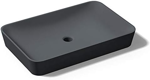 Vasque à Encastrer Blanche Rectangulaire 53cm Doporro - Lave-mains Design Avec Bonde Intégrée