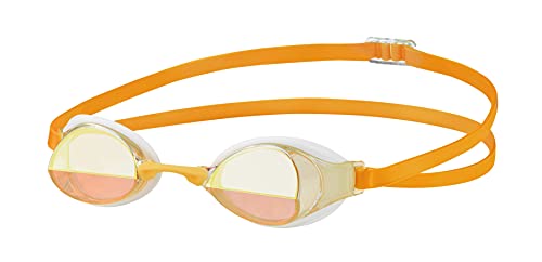 SWANS (スワンズ) 日本製 スイミングゴーグル イグニッション IGINITION-M Y*Y ライトイエロー×フラッシュイエローミラー レーシング ミラーレンズ Fina承認モデル