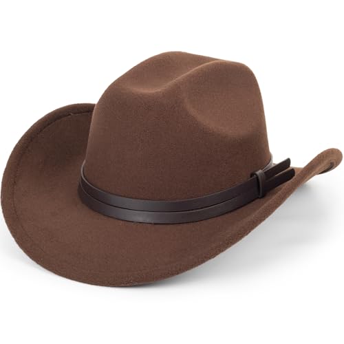 Image of Vintage Western Cowboy Hat for Men Outback Cowgirl Hat M /L