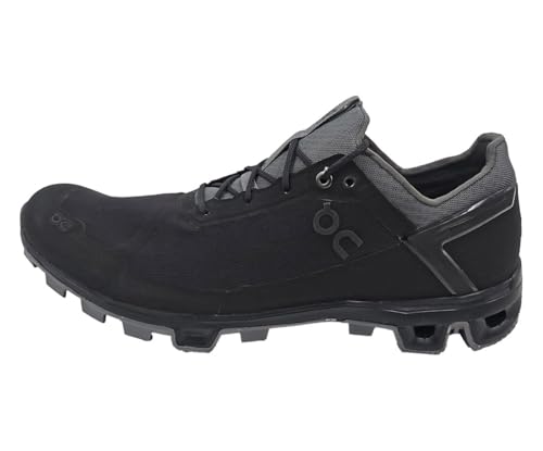 On Running Mens Cloudventure Peak Textile Synthetic Black Rock Trainers 7.5 US4