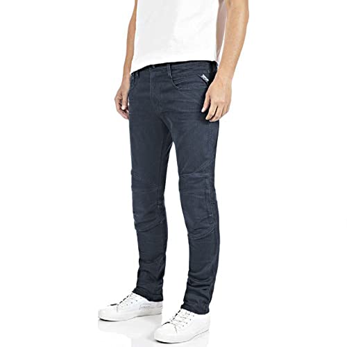 Replay Motorrad Jeans Motorradhose Motorradjeans Brake Jeanshose blau...