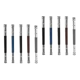 Porte-crayon en acier inoxydable : l'extension de crayon à poignée est idéale pour les crayons d'artiste standard et les crayons de couleur, accessoire d'artiste.