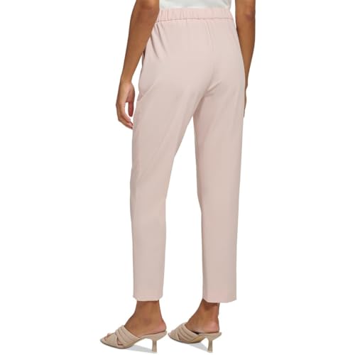 Calvin Klein Womens High Rise Business Straight Leg Pants Pink 62