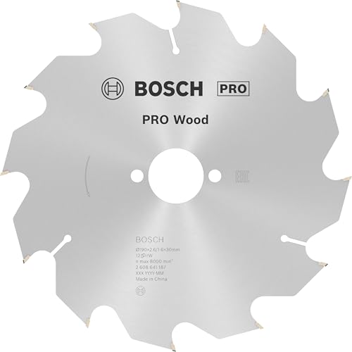 Bosch 2 608 641 187 - Hoja de sierra circular Optiline Wood - 190 x 30 x 2,6 mm, 12 (pack de 1)