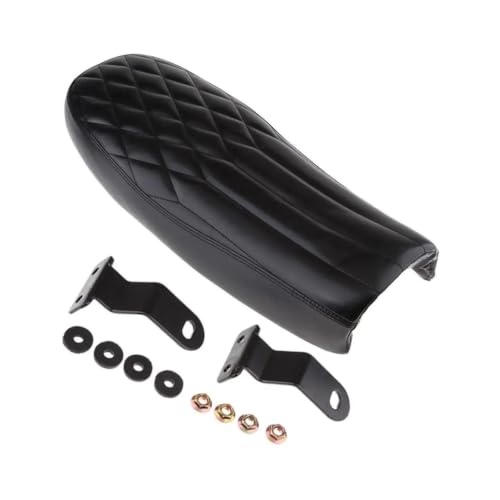 Asiento de motocicleta para eliminar dolor lumbar con cojín trasero plano de 630 mm