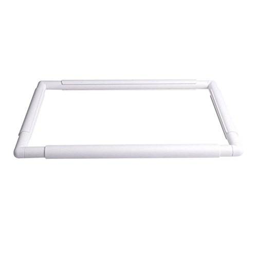 Marco de clip de bordado rectangular de plástico para costura y punto de cruz