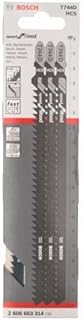 Bosch Professional Brzeszczot do wyrzynarek T 244 D Speed for Wood (do cięcia w drewnie, Akcesoria do wyrzynarki)