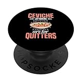 Ceviche Kostüm Peru Gericht Peruano Peruanisches Essen PopSockets mit austauschbarem PopGrip