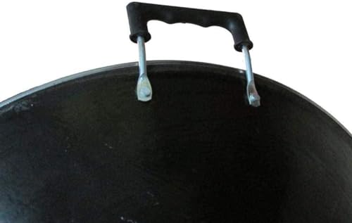 Wok de hierro sin recubrimiento con tapa de 38 cm miniatura 3