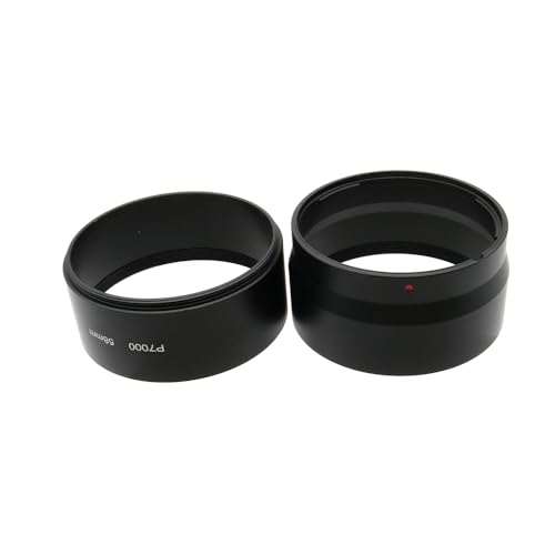 58mm Tubo Adaptador de Lente Anillo Adaptador de Tubo para Cámara Nikon Coolpix P7100 Negro miniatura 5