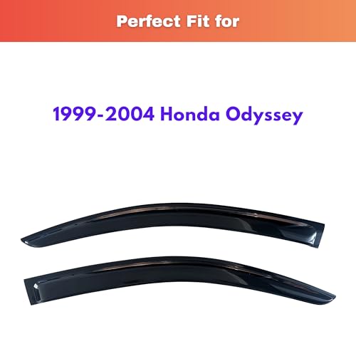 Image of KPY Rain Guards Fit for 1999-2004 Honda Odyssey, Out-Channel Window Visors Vent Wind Deflectors 2PC, Car Accessories for 99-04 Odyssey