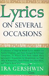 Lyrics on Several Occasions