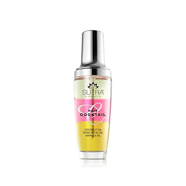 SUTRA Professional Hair Cocktail - Conditioning Hair Serum for Damaged Hair, Leave-In Treatment, Coconut, Rose Petal…