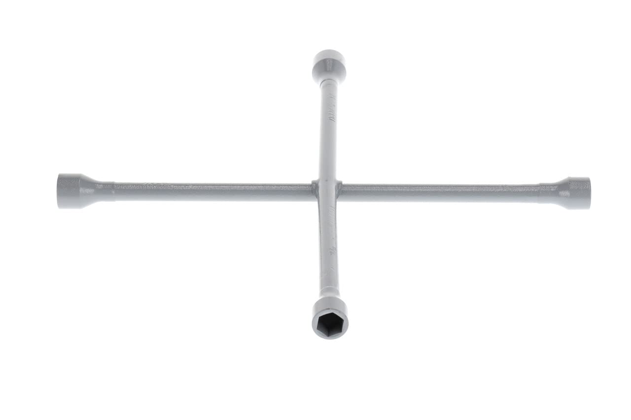 GEDORE Llave tipo cruz, Para automóvil, Anchos de llave 17 x 19 x 21 mm x 11/16" mm, Llave en cruz para ruedas, Cambio de neumáticos coche, Herramienta, 28 PU
