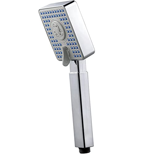 KHYTEBV Cabezal de Ducha de Mano, con Soporte de Ducha y Manguera de Ducha, Juego de Cabezal de Ducha de Mano de Alta presión ABS, fácil de Instalar, Bola giratoria Ajustable