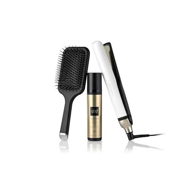 GHD Platinum+ - Plancha de Pelo Cerámica Profesional e Inteligente, Incluye Spray Protector Térmico Bodyguard y Cepillo Paddle All Rounder, Blanco - Exclusivo Amazon 11 31Rh3Q3W+ML. SS600 - GHD Platinum+ - Plancha de Pelo Cerámica Profesional e Inteligente, Incluye Spray Protector Térmico Bodyguard y Cepillo Paddle All Rounder, Blanco - Exclusivo Amazon