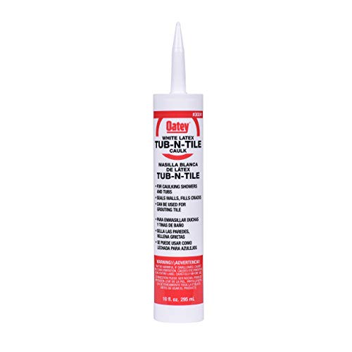 Oatey 30241 10 oz. Flexible Tub-N-Tile Caulk Blanco miniatura 1