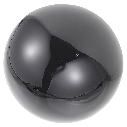 Sosoport Reflective Ball Garden Decor Polished Metal Gazing Ball Decorative Metal Garden Globes