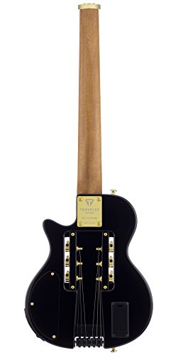 Traveler Guitar EG-1 Guitare électrique personnalisée Noir brillant (EG1C BKG) - Les Beatles, Paul McCartney, John Lennon, RIngo Starr, George Harrison Traveler Guitar EG-1 Guitare électrique personnalisée Noir brillant (EG1C BKG) – Image 3