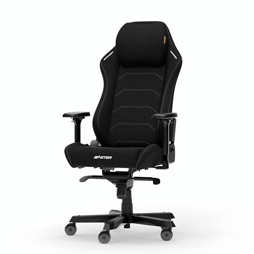 DXRacer MASTER XL Nero Tessuto la Sedia Gaming Originale