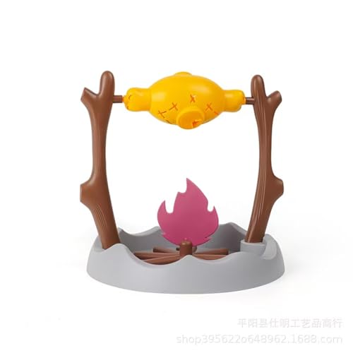 Qztuory 猫 早食い防止 知育玩具 焚き火の形 フードボウル おやつディスペンサー 回して給餌 インタラクティブおもちゃ スローフィーダー 認知トレーニング 犬も可 ペット用 留守番 ストレス解消