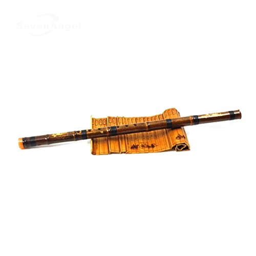Flûte Traditionnelle Chinoise Xiao En Bambou - Clé De Sol (G), 8 Trous, Bambou Naturel Séché 5 Ans - Instrument Pour Débutants Et Musiciens - 12