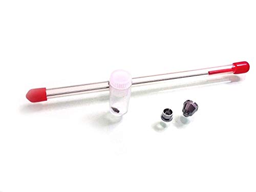 AB134 130 Boquilha para aerógrafo (0,5 mm, tampa da agulha e bocal e agulha)