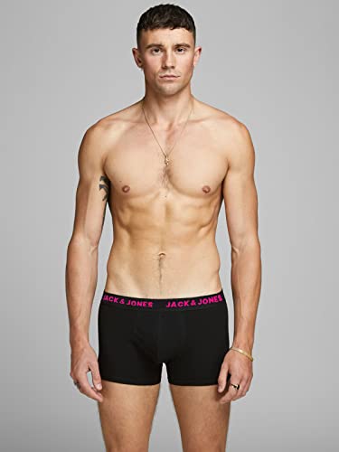 Jack & Jones Herren Jacsolid Trunks 10 Packs Boxershorts, Schwarz ,XL 6