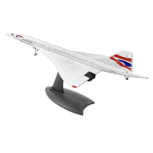 caapmony 1/200 Concorde ÜBerschall Passagier Flugzeug Air British Atemweg Modell für Display Sammlung