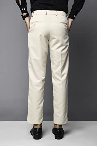 Image of Franko Roger Men Slim Fit Cotton Blend Trousers