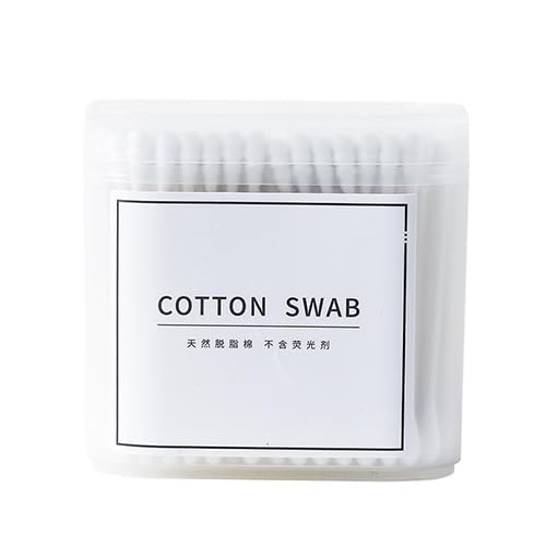 200Pcs Double Headed Cotton Swabs with Paper Stick Flexible and Practical Ear Cleaning Sticks for Makeup and Daily Use Cotton for Safe Application (White) image 5