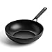 KitchenAid Classic Forged 28 cm/3.6 Litre Wok, Hard Anodized, PFAS-Free Healthy Ceramic Non-Stick Coating, Induction, Oven Safe, Black