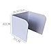 Sneeze Guard Shield,Antispray Desk Divider,Free Standing,Plastic Shield,Protective Isolation Cover for All Schools and Offices/White / 30×40×30