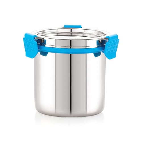 STEELLOCK Pro Stainless Steel Airtight Food Storage Container with Lid, Leak-Proof, Stackable, 500 mL (SLP-123)