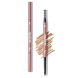 Eyebrow Pencil with Brush, Automatic Dual-sided Eye Brow Pencils for Women, 2mm Micro Precision Tip