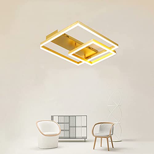Lustre LED de salon suspendu au fini soigné pour décoration épurée
