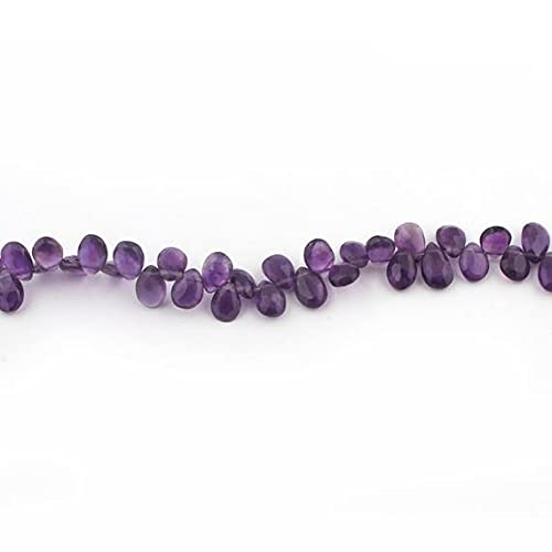 Amethyst Faceted Briolettes en poire pour en finir avec les bijoux ternes et sans relief