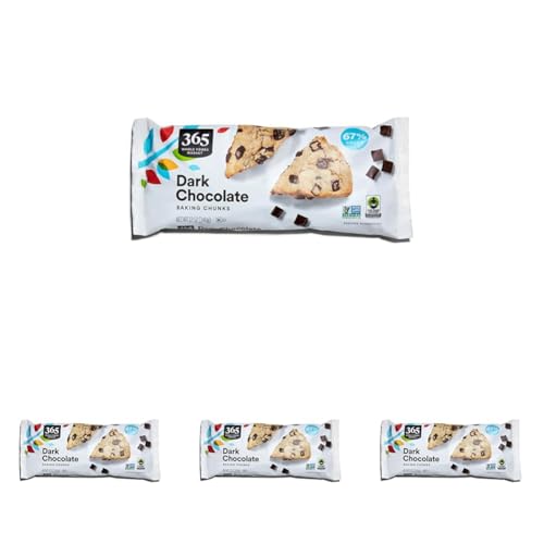 365 by Whole Foods Market, Dark Chocolate Baking Chunks, 12