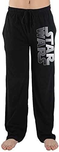 Star Wars Chrome Logo Men's Lounge Sleep Pajama Pant, Small Black #TOP8
